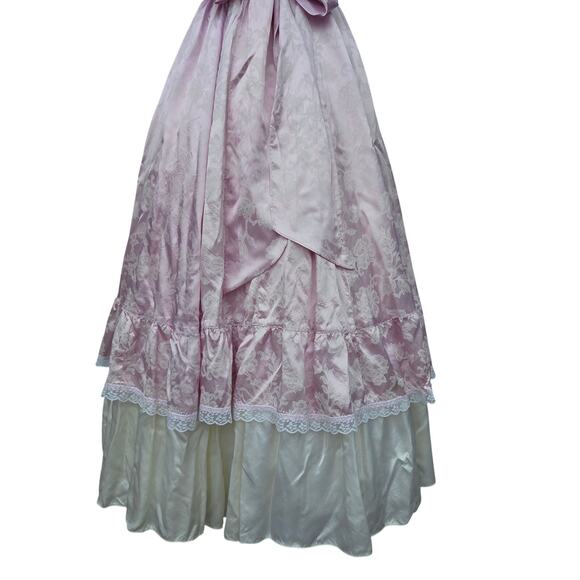 Gunne Sax Vintage 80s Purple Princess Dress Size S 9 Lace Southern Belle - Picture 10 of 12
